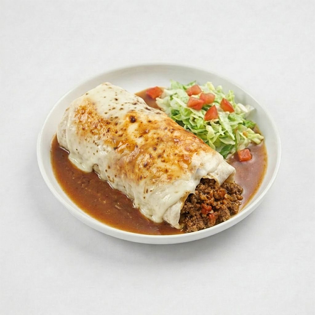 Ground Beef Burrito.