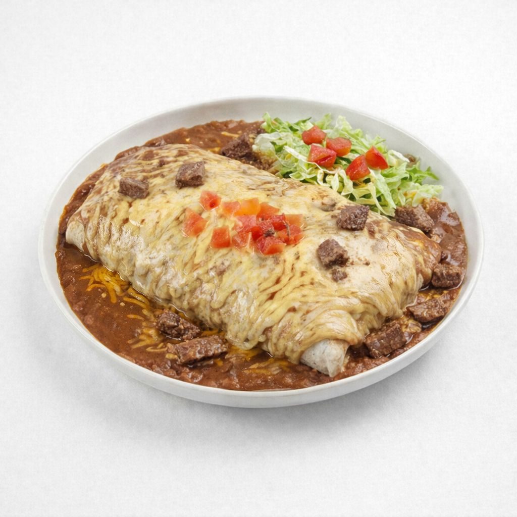Monster Fajita Burrito.