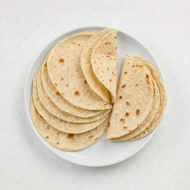 Dozen Small Flour Tortillas.